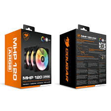 Cougar MHP 120 Cooling Fan Kit - 3 PC - BK